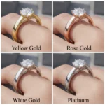 2 Carat Round Diamond Solitaire Ring in 14K/18K Gold - Image 2