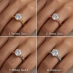 3 Carat Round Cut Lab Grown Diamond Solitaire Ring | 14K/18K Gold - Image 2