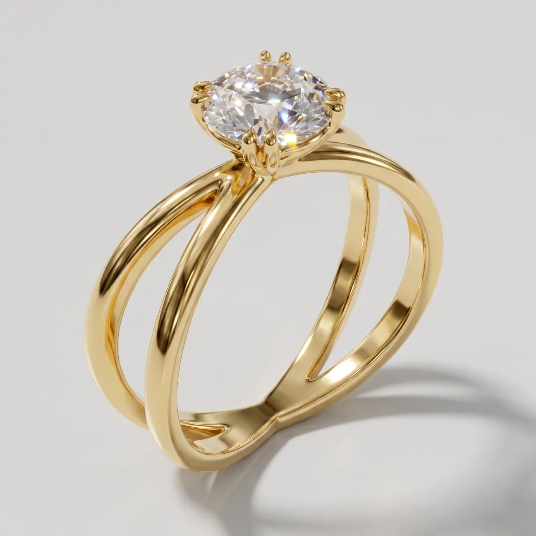LR-0021-01@Y-#viwe20 Round 3 Carat Diamond Ring